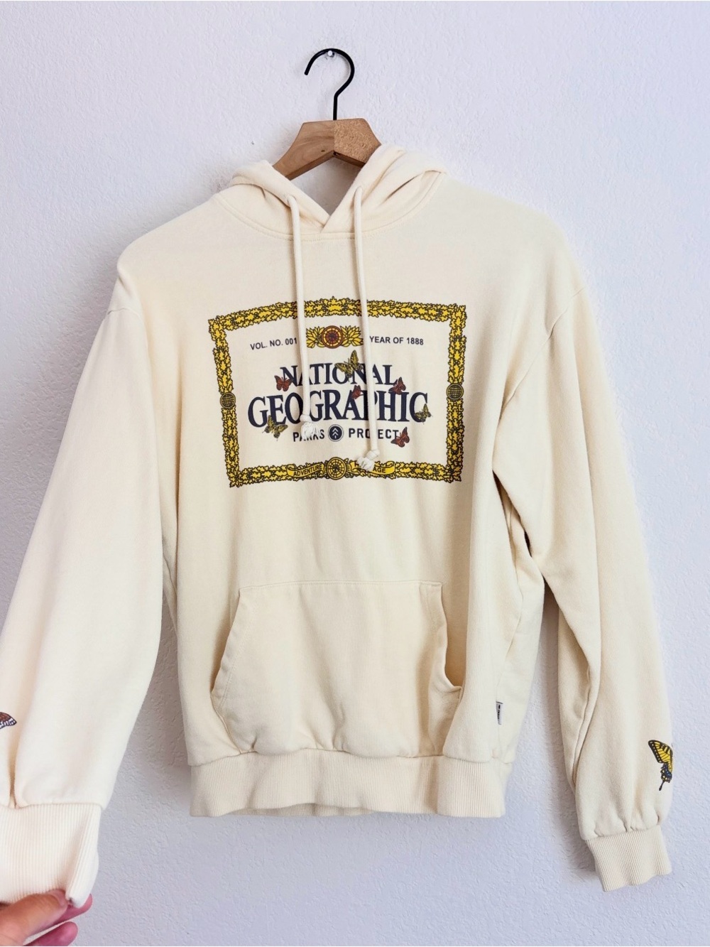 Parks Project x National Geographic Logo Hoodie with Butterfly Accents